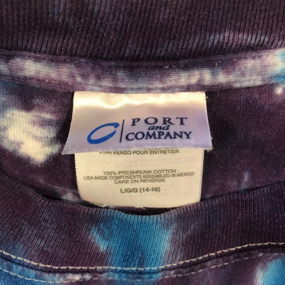 Vintage tye dye Peace sign tee shirt - Picture 7 of 8